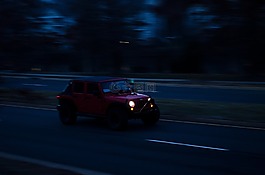 車,模糊,夜