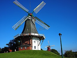 风车,greetsiel,greetsieler双厂