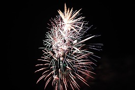 煙花,篝火,新