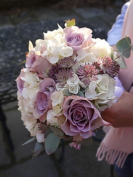 婚禮,花束,花的