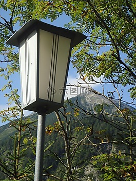 山,灯笼,景观