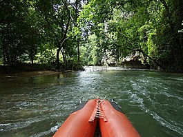 劃獨(dú)木舟,河,水