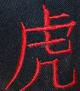 中國(guó),字符,虎