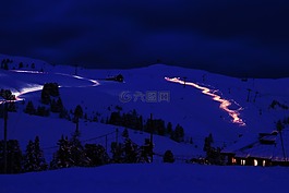 阿爾卑斯山,冷,光