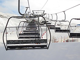 電纜,椅子,chairlift