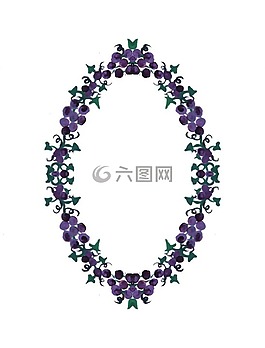 葡萄,常春藤,花圈