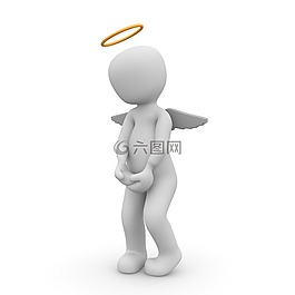 天使,圣,天空
