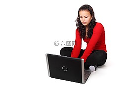 博客,計算機,女性
