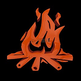 營(yíng)火,溫暖,單