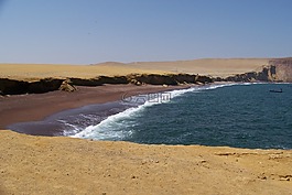 海灘,海,波