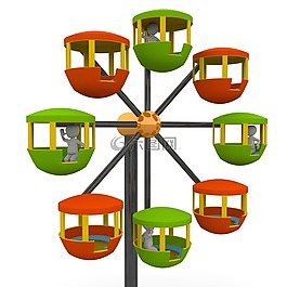 摩天輪,公平,馬車