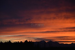 夕阳,日落,黄昏