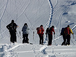 窮鄉僻壤skiiing,冬季遠足,遠足
