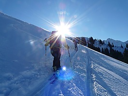 窮鄉僻壤skiiing,冬季遠足,遠足