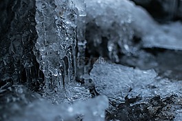 冰,雪,冷