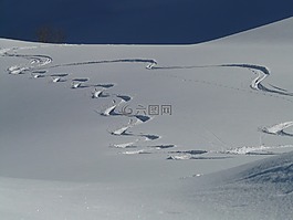 滑雪,出發,搖
