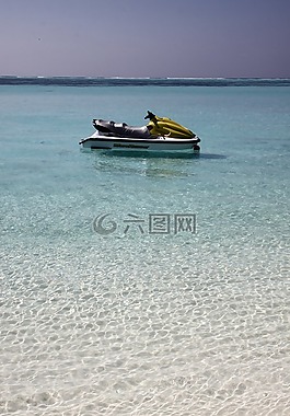 马尔代夫,水,喷气滑雪