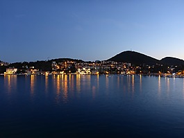 郵輪,日落,旅行
