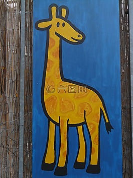 長頸鹿,滑稽,數(shù)字
