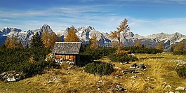 山,棚屋,景觀