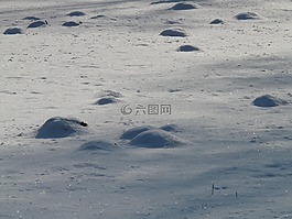 小丘,寒冬,冷