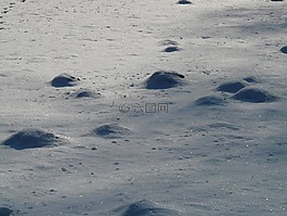 小丘,寒冬,冷