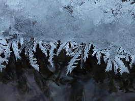 eiskristalle,冰,晶體