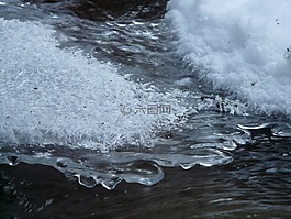 eiskristalle,冰,晶體