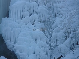 冰叶栅,冰编队,urach 瀑布