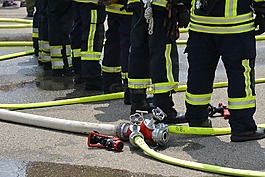 消防,feuerloeschuebung,消防队员