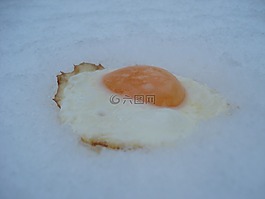 油煎,雪,冷