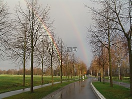 regenboge,雙,彩虹
