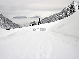 阿爾卑斯山,冷,冰