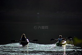 皮劃艇運動,湖,水