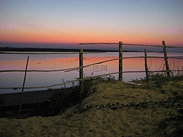 日落,海,mosambiqe