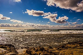 海,波,天空