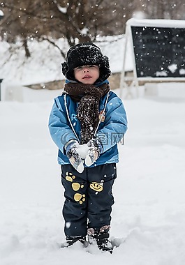 冬季,雪,降雪