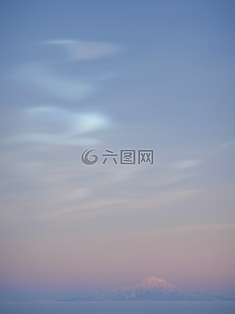 天空,云,藍色