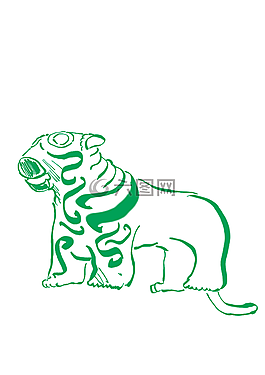 獅子,動(dòng)物,綠色