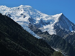 勃朗峰,冰川,高山