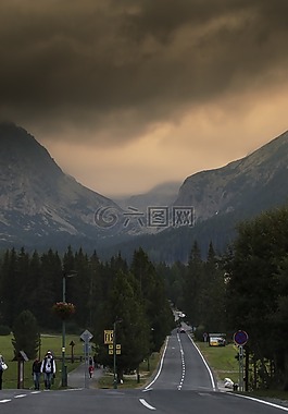 路徑,山,斯洛伐克