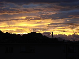 天空,黎明,日出
