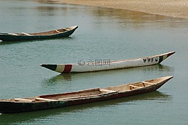 小船,獨(dú)木舟,捕魚(yú)