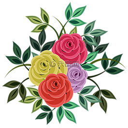 玫瑰,鮮花,花卉