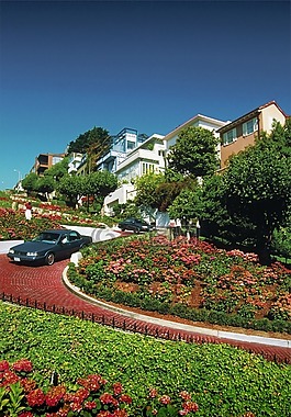 園林,小車,花園