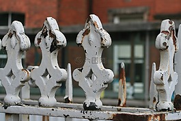 鐵路,籬笆,墻