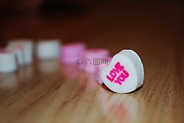 糖果,心,對話