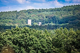 城堡,laufenburg,高度堡