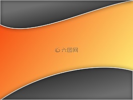 橙色,曲線,灰色
