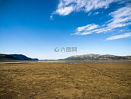 視圖,河流域,挪威